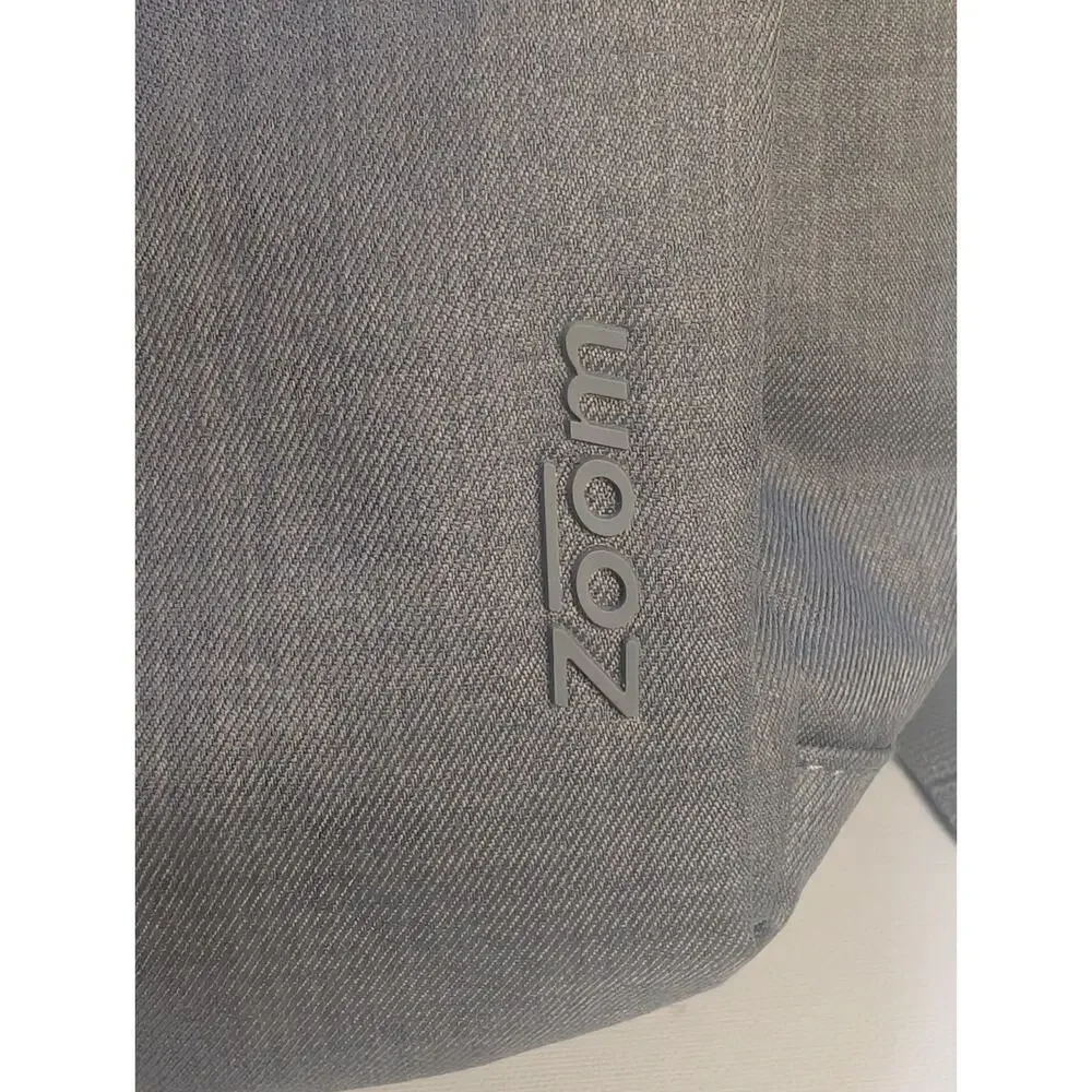 Leed's ZOOM Laptop Backpack Gray LINQ Corporate Logo New With Tags Travel Bag
